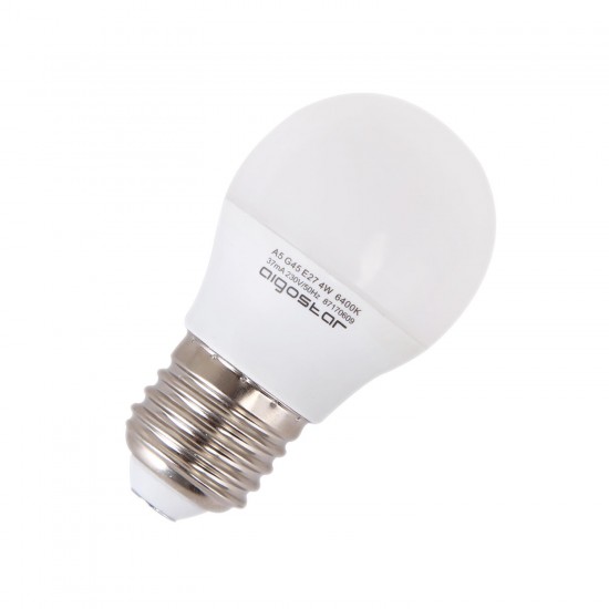 LED A5 G45 Gran Ángulo E27 3W 6400K