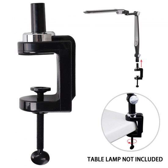 Lámpara de mesa LED Light02 Clip negro