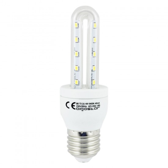 LED B5 T3 2U 4W E27 6400K