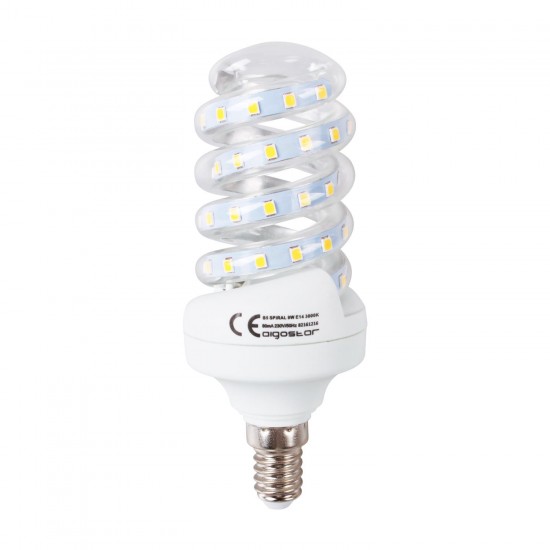 LED B5 Espiral 9W E14 3000K