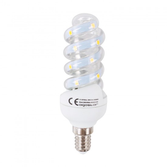 LED B5 Espiral 5W E14 3000K