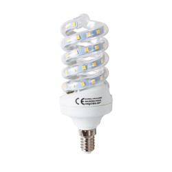 LED B5 Espiral 11W E14 3000K