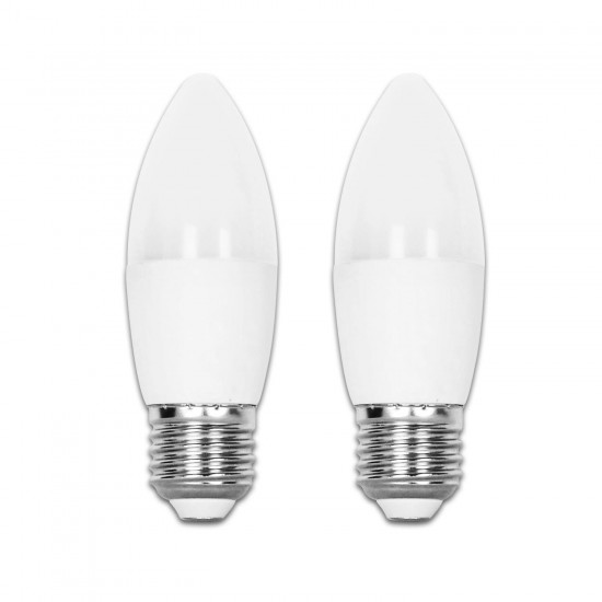 LED A5 C37 E27 7W 6400K / DOBLE