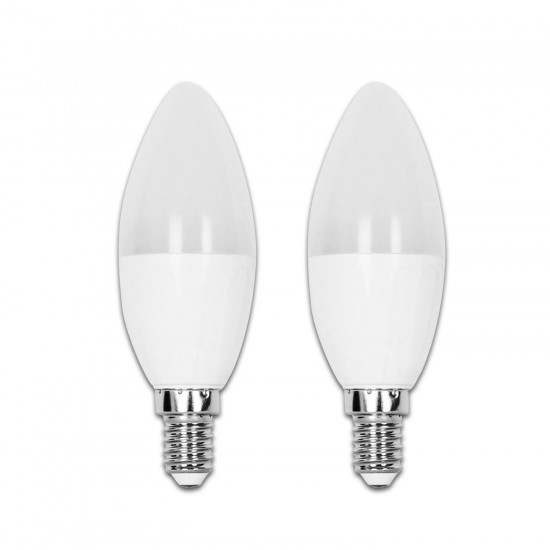 LED A5 C37 E14 7W 6400K / DOBLE