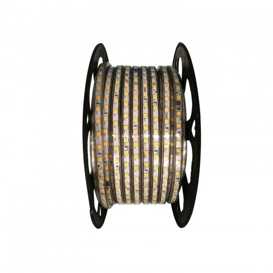 Luz de tira LED 5050-60 blanco cálido 50m