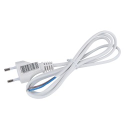 Cable de alimentación 2x0.75m 1.5m blanco