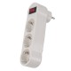 3 maneras adaptador con interruptor blanco 16A 3680W