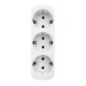 3 maneras adaptador blanco 16A 3680W