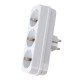 3 maneras adaptador blanco 16A 3680W