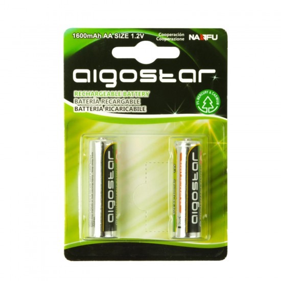 Batería recargable AA 1600mAH 1.2V