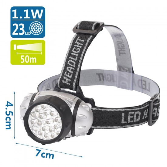 Lámpara de cabeza LED01 Plata 2 veces