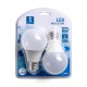 LED A5 A60 gran ángulo E27 8W 6400K / DOBLE