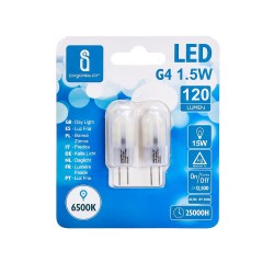 LED G4 1.5W 6500K LECHE / DOBLE