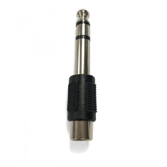 ENCHUFE ESTÉREO DE 6.35mm CON SALIDA A CONECTOR RCA