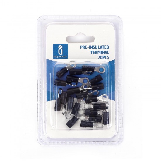 Terminal pre-aislada RV1.25-4 Negro (20pcs / blister)