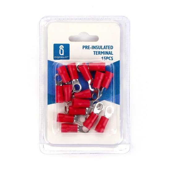 Terminal pre-aislada RV3.5-5 RED (15pcs / blister)