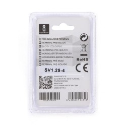 Terminal pre-aislada sv1.25-4 negro (20pcs / blister)