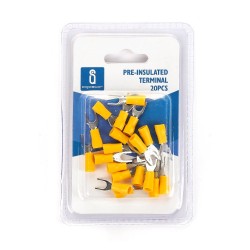 Terminal pre-aislada sv1.25-4 amarillo (20pcs / blister)