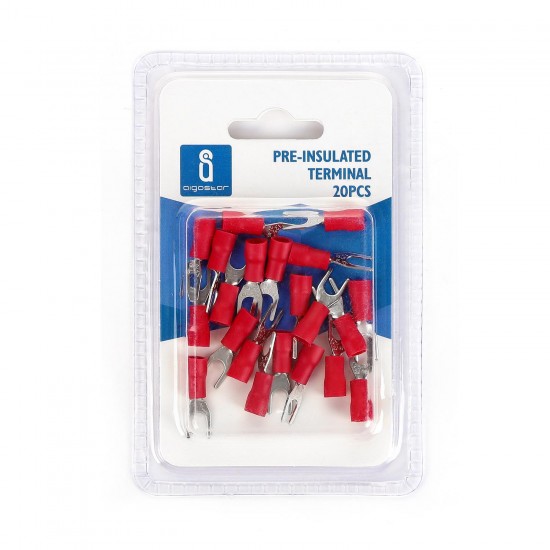 Terminal pre-aislada sv1.25-4 rojo (20pcs / blister)