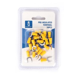 Terminal pre-aislada sv1.25-6 amarillo (20pcs / blister)