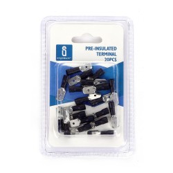 Terminal pre-aislada MDD1.25-250 Negro (20pcs / blister)