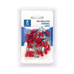 Terminal pre-aislado MDD1.25-250 rojo (20pcs / blister)