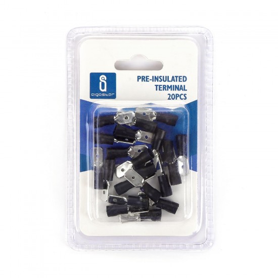 Terminal pre-aislado MDD2-250 negro (20pcs / blister)