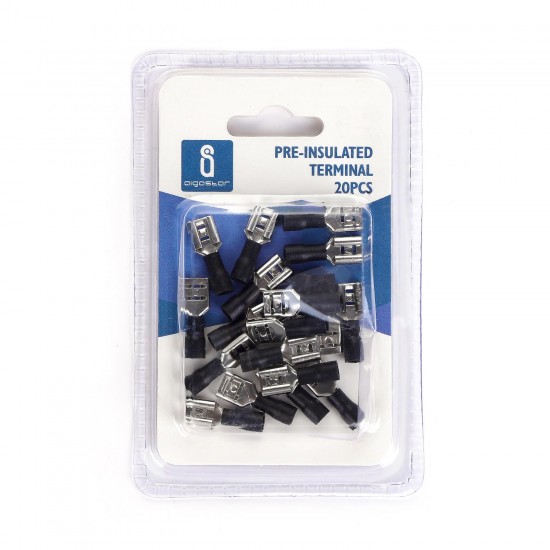 Terminal pre-aislada FDD1.25-250 Negro (20pcs / blister)