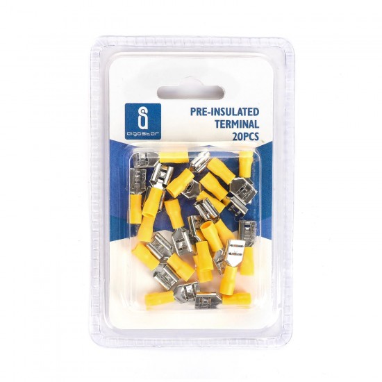 Terminal pre-aislada FDD1.25-250 Amarillo (20pcs / blister)