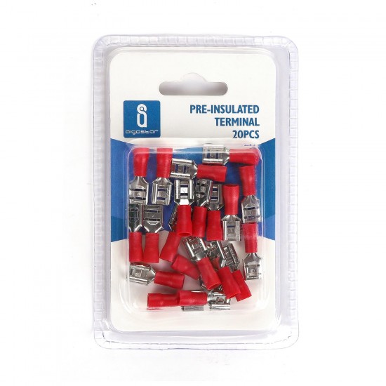 Terminal pre-aislada FDD2-250 RED (20pcs / blister)