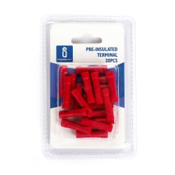 Terminal pre-aislado BV2 rojo (20pcs / blister)