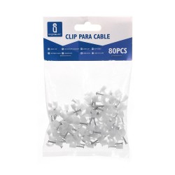 Clip de cable R-6 (80pcs / bolsa)