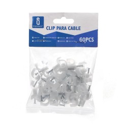 Clip de cable R-10 (60pcs / bolsa)