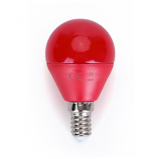 LED A5 G45 Gran ángulo E14 4W Luz roja