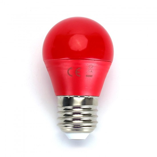 LED A5 G45 Gran ángulo E27 4W Luz roja