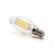 Filamento LED C35 E14 4W 2700K / Claro