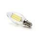 Filamento LED C35 E14 4W 6500K / Claro