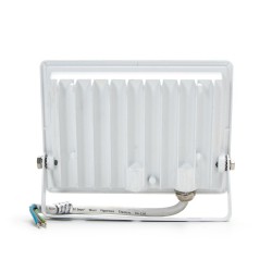 Luz de inundación delgada LED Blanco 30W 6400K / Fundición