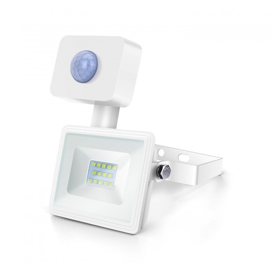 LED SENSOR LED Luz de inundación Blanco 10W 6400K / Fundición de troquel