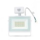 Sensor LED Luz de inundación delgada Blanco 30W 6400K / Fundición