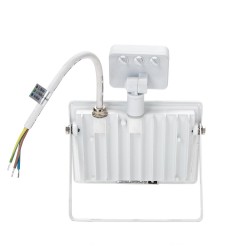 Sensor LED Luz de inundación delgada Blanco 30W 6400K / Fundición