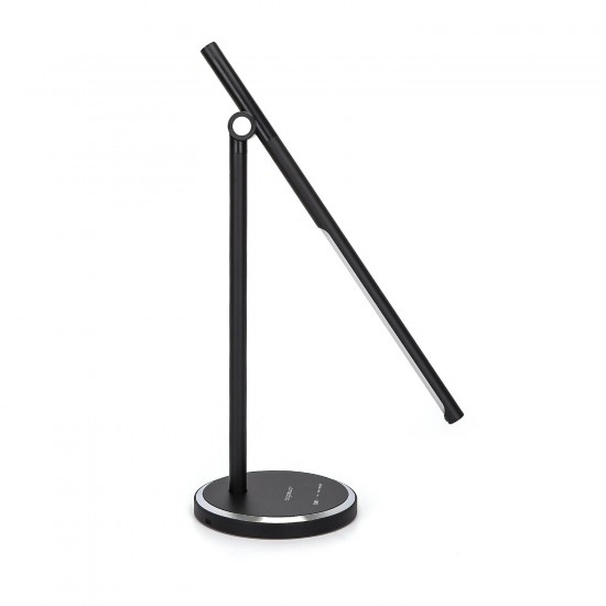 Lámpara de mesa LED LIGHT13 Negro 8W 6000K-3000K (Touch & Stepless Dimagen con la toma de carga USB)