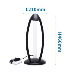 Lámpara Germicida UV A 38W negro