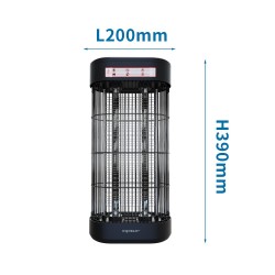 Lámpara Germicida UV B 18W negro