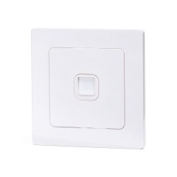 Enchufe unidireccional Flush-Socket Table de computadora / plástico cuadrado / blanco