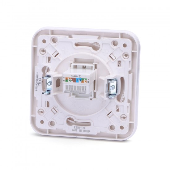 Enchufe unidireccional  Socket / Plástico Ronda / Blanco