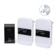 Timbre digital inalámbrico AC / IP44 Blanco / 1 Transmisor + 2 Receptores