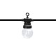 Luces de cadena LED03 10 Bulbos transparentes 8M