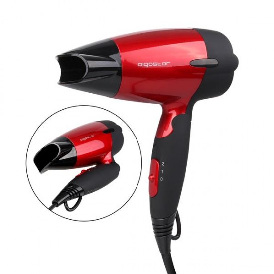 Secador de pelo 1400W rojo VDE