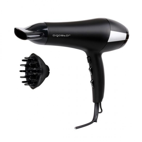 Secador de pelo iónico 2400W iónico negro VDE